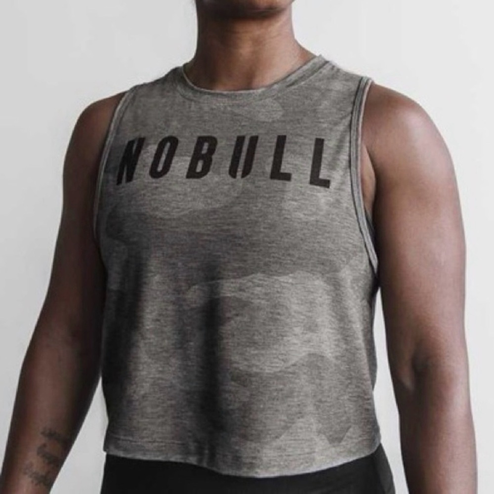 NOBULL Charcoal Athletic Crop Top